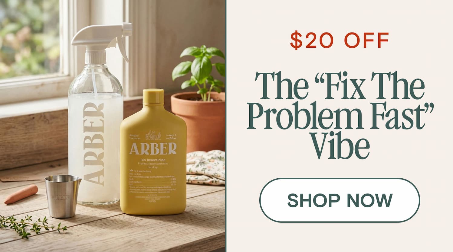 $20 OFF The “fix the problem fast” vibe