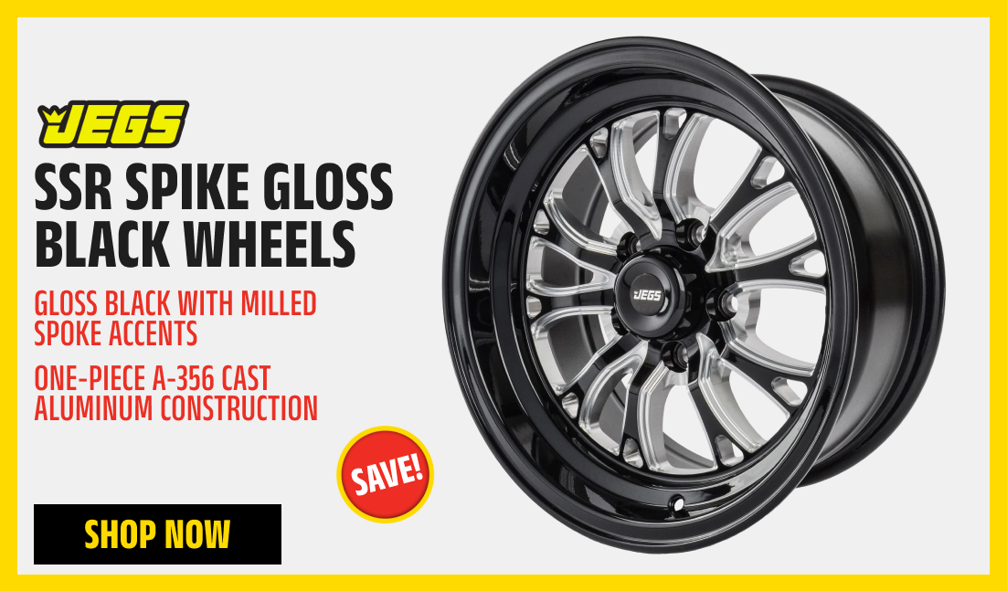 SSR Spike Gloss Black Wheels