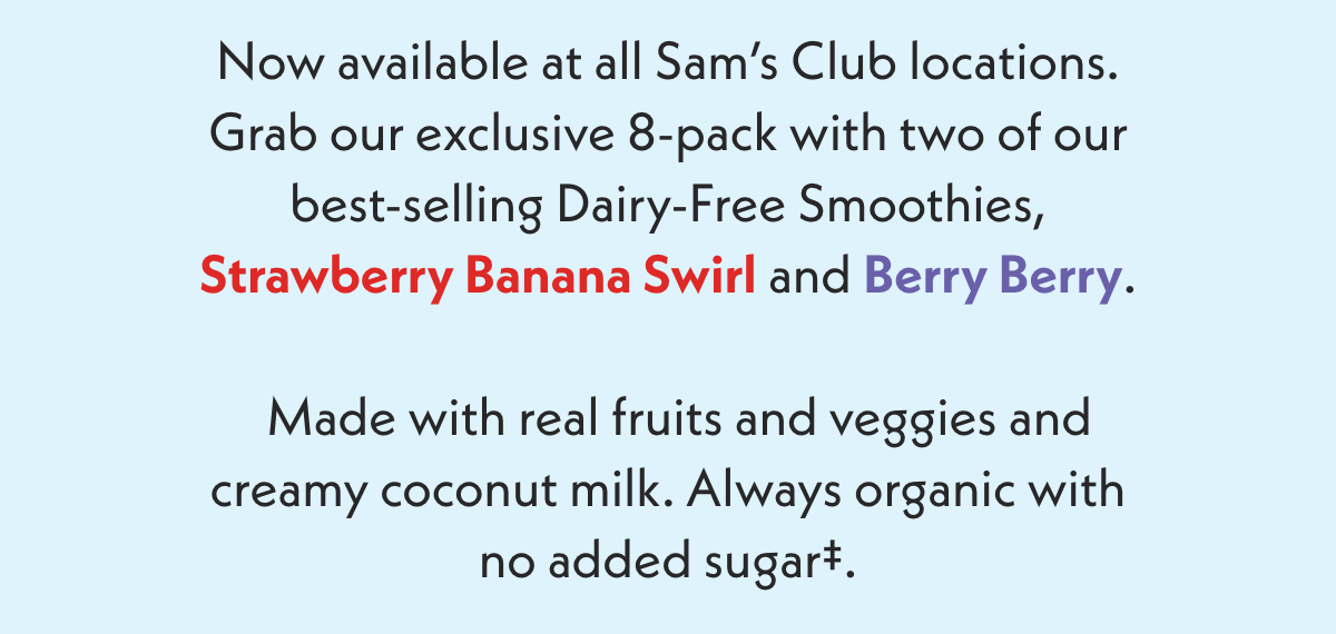 Grab Strawberry Banana Swirl and Berry Berry