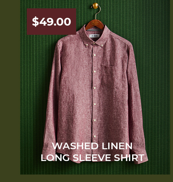 Shop the Washed Linen Long Sleeve Shirt