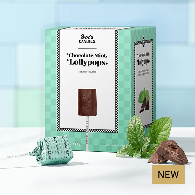 NEW: Chocolate Mint Lollypops