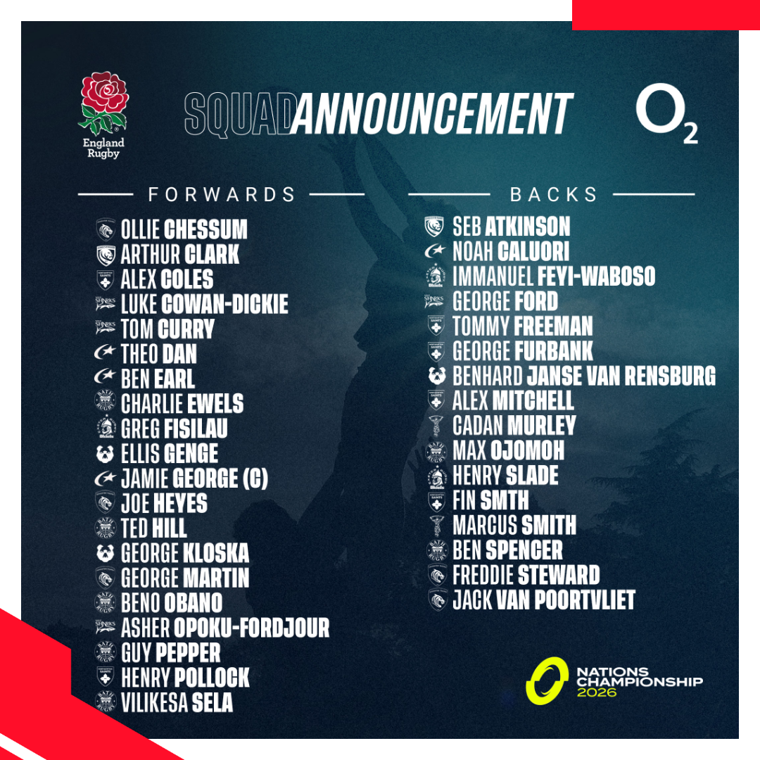 England Squad announcement