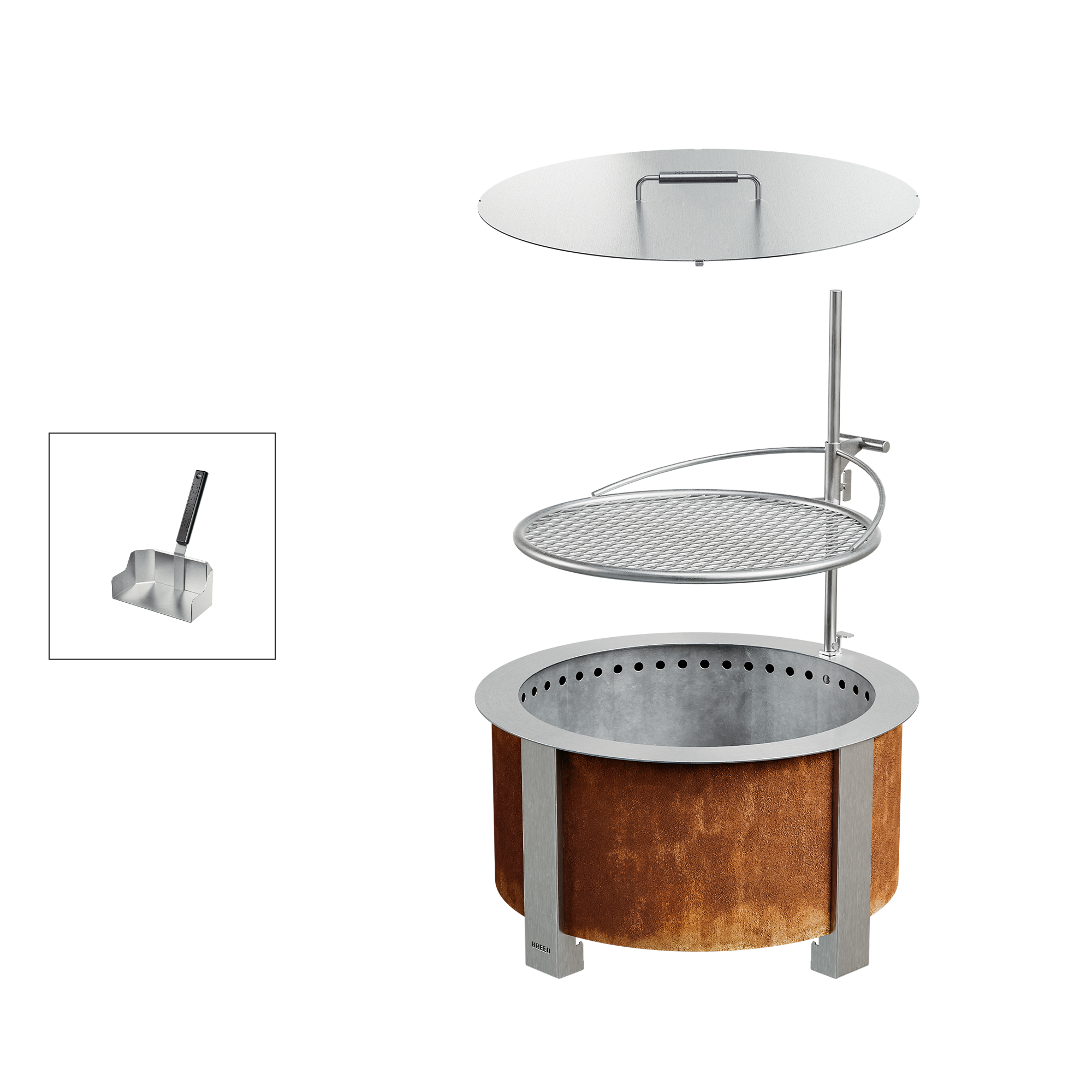 Image of Smokeless Fire Pit Grilling Bundle
