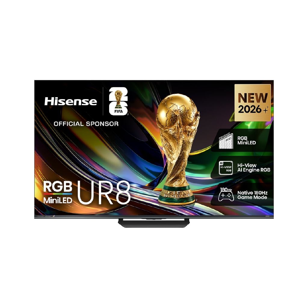 Hisense 55 Inch UR8SNZ RGB-MiniLED 4K QLED 180Hz TV