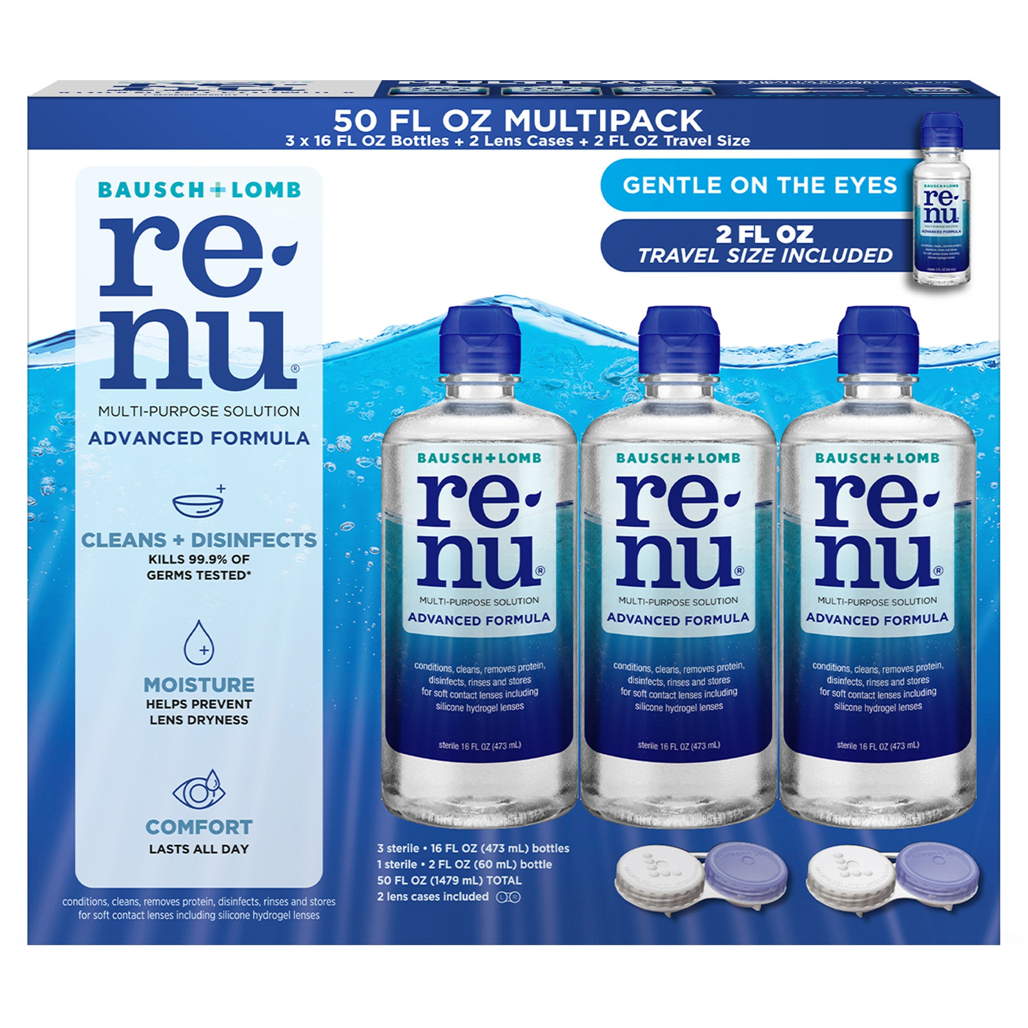 renu Advanced Formula Multi-Purpose Solution, 50 oz
