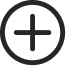 Lead with (+) symbol.