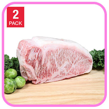 Authentic Wagyu Japanese A5 Wagyu Striploin Roast, 2-Count