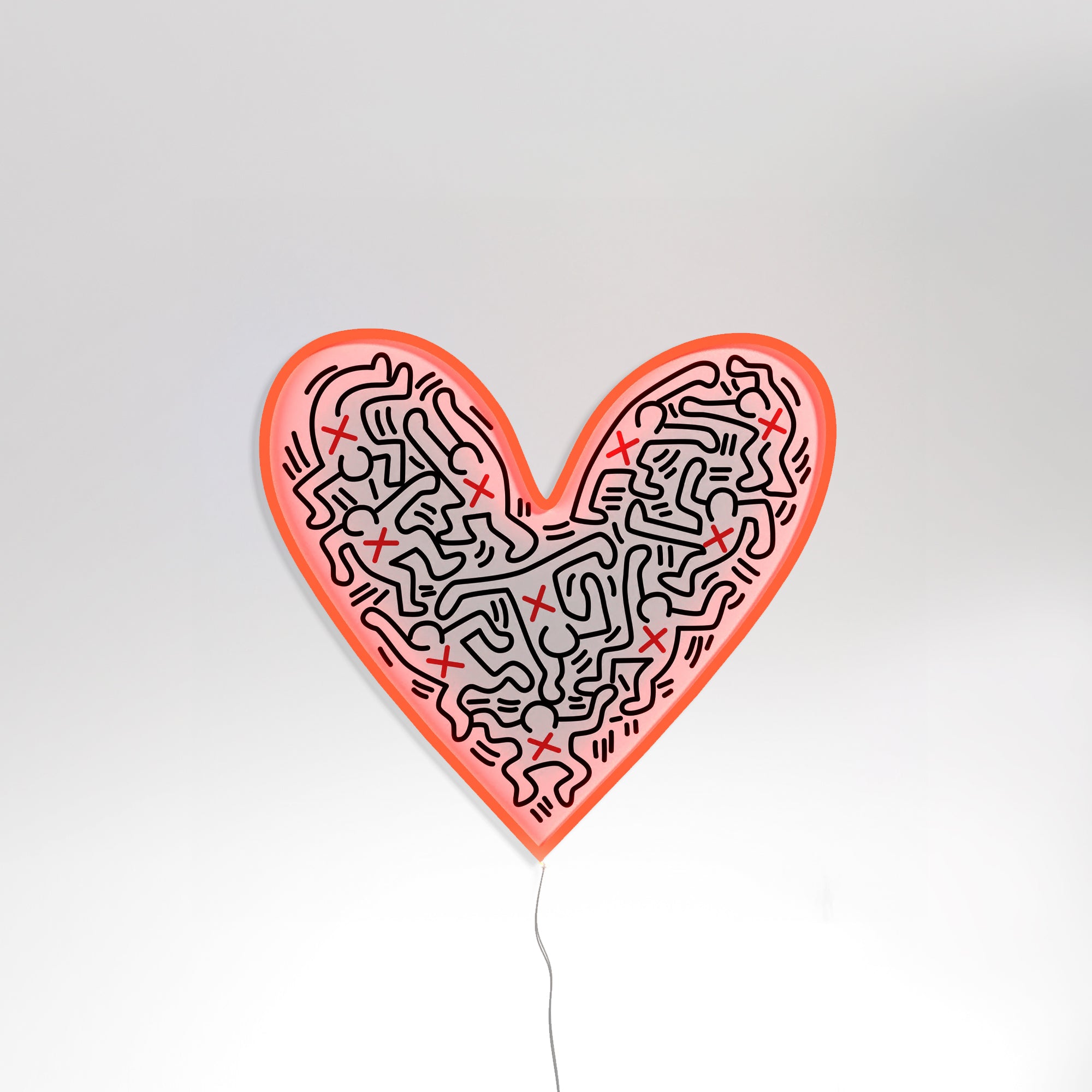 Image of Dance Love, YP x Keith Haring, LED neon sign