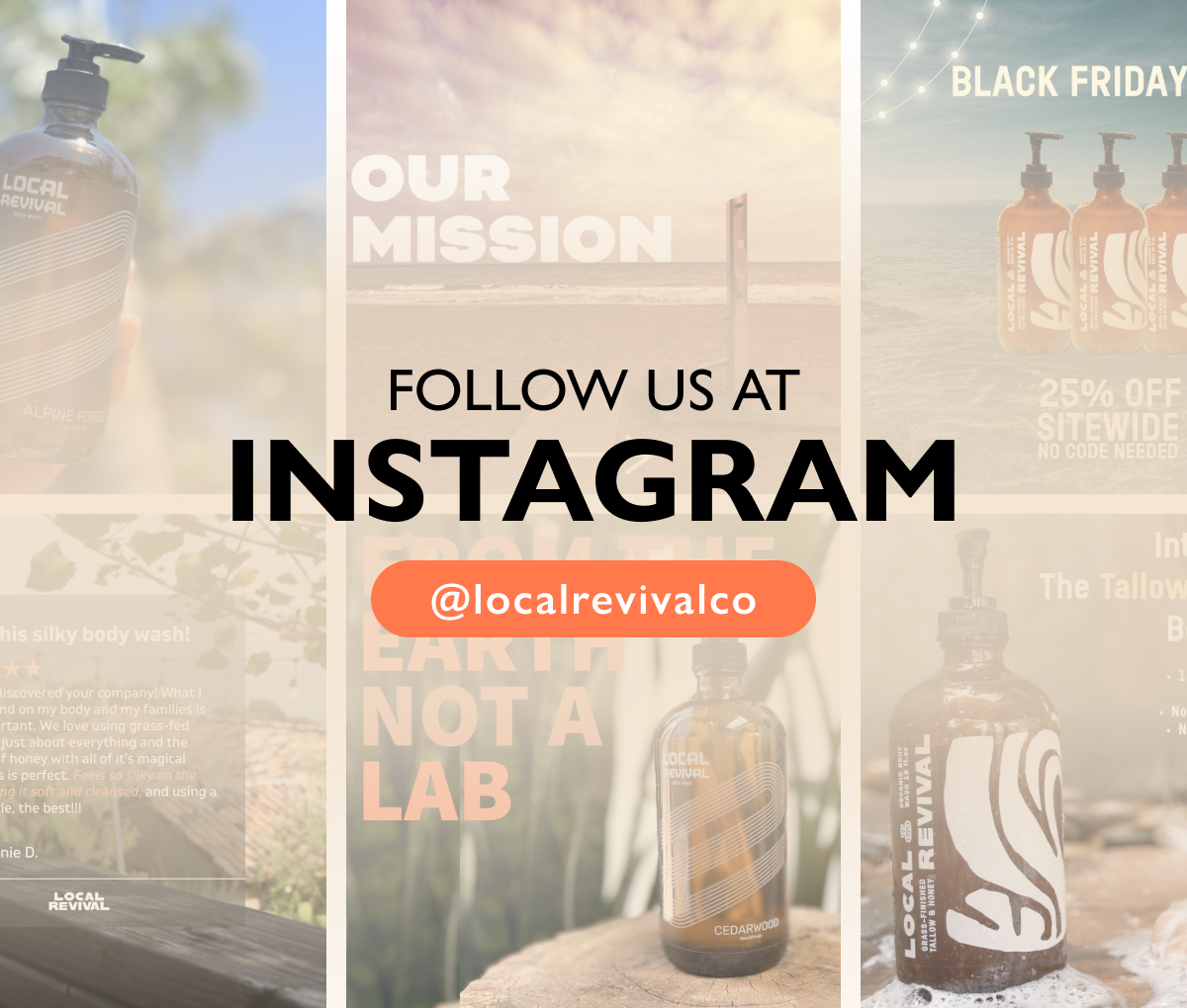 Follow Us At Instagram @localrevivalco