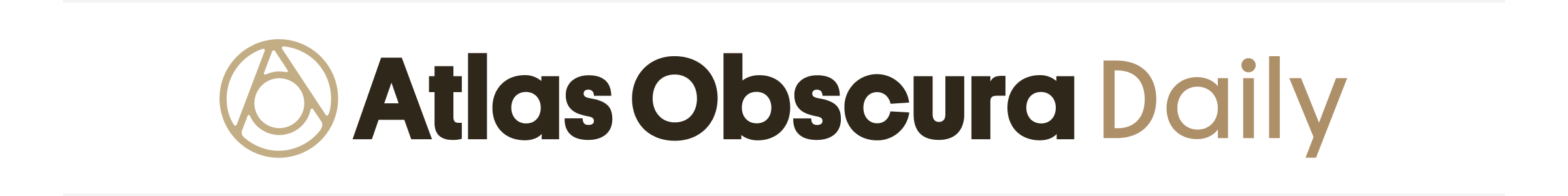 Atlas Obscura daily newsletter logo