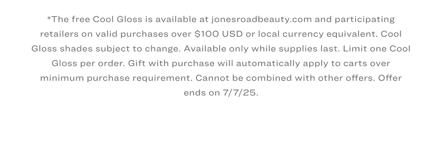 Gift With Purchase Terms