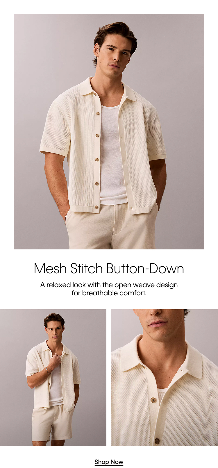 mesh-stitch-button-down-sweater