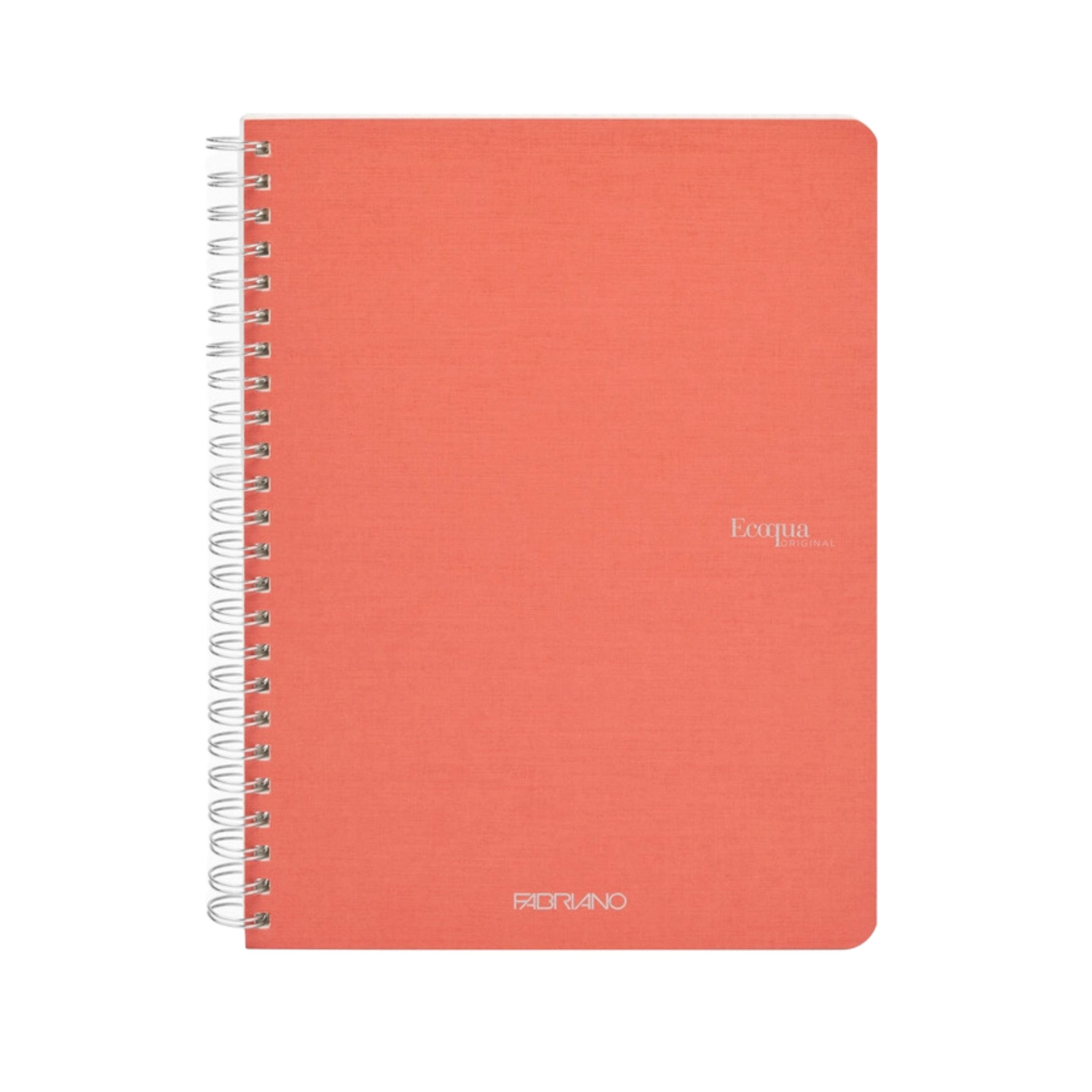 Image of Fabriano Ecoqua Orig Spiral Notebook, A5, Blank, Flamingo