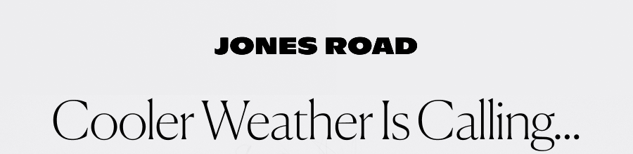 Cooler weather is calling...