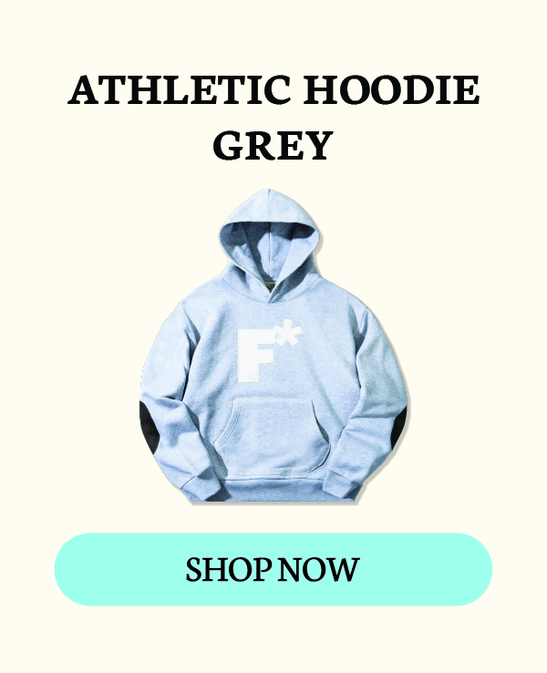 Athletic Hoodie in Grey