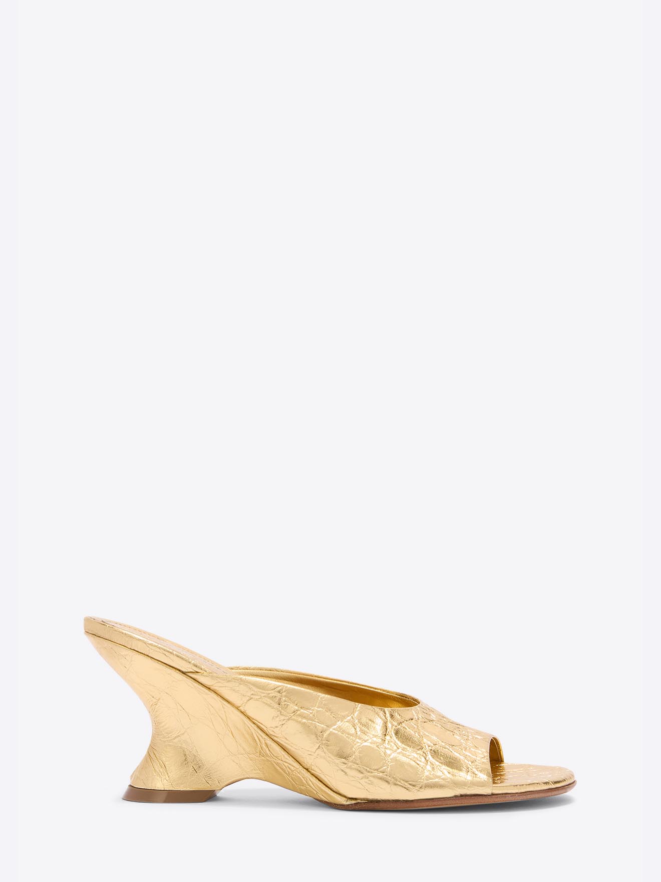 Open-toe leather mules - Dries Van Noten