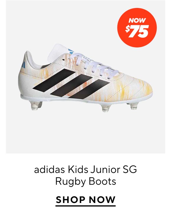 Now $75 adidas Kids Junior SG Rugby Boots