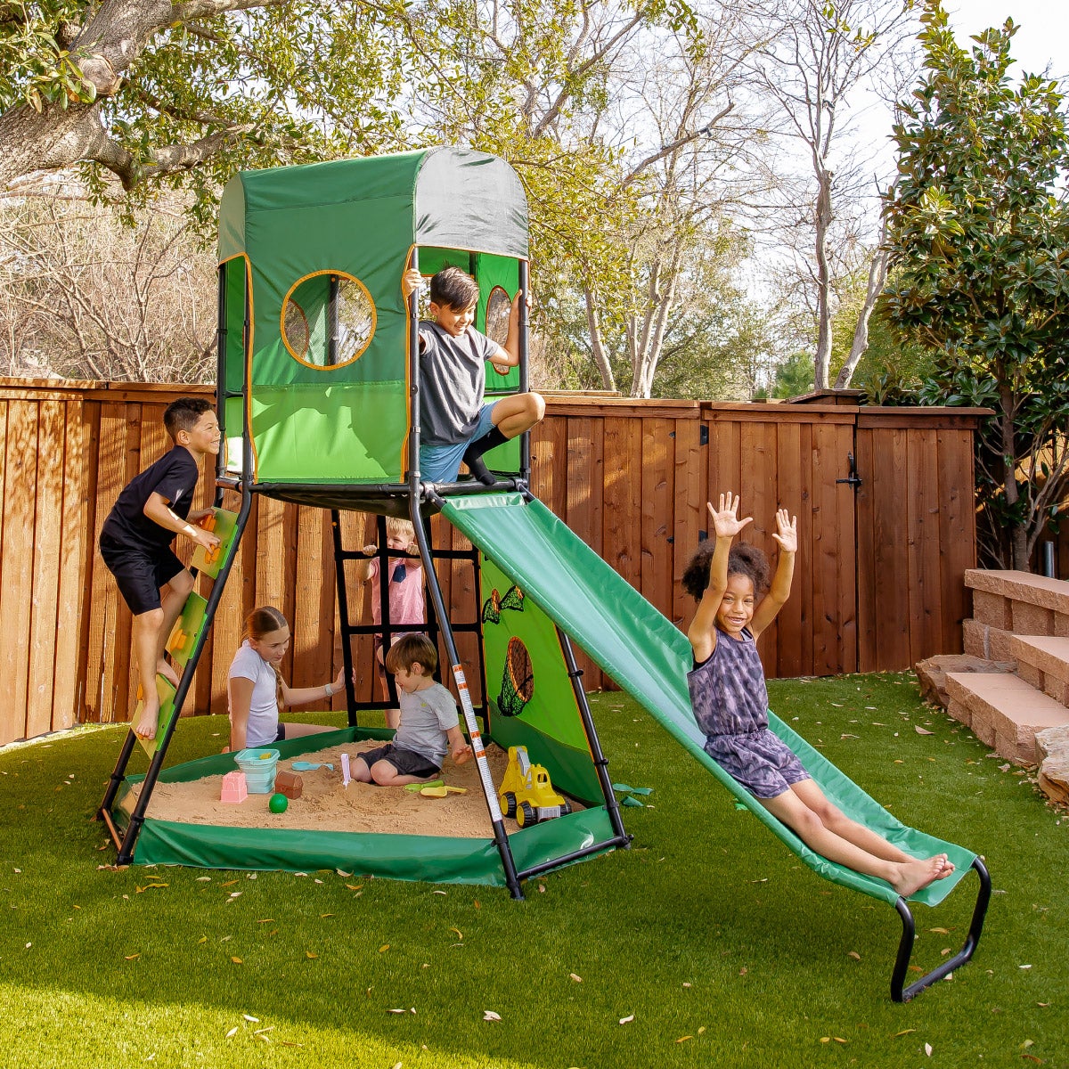 SummitPro Climbing Tower with Slide