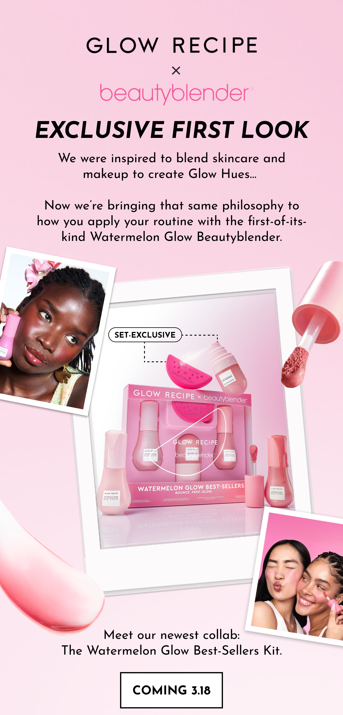 Exclusive first look: The Watermelon Glow Best-Sellers Kit