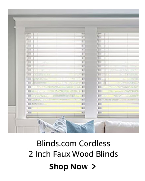 Blinds.com Cordless 2 Inch Faux Wood Blinds | Shop Now >