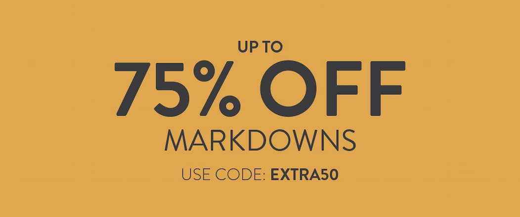 Up to 75% Off Markdowns