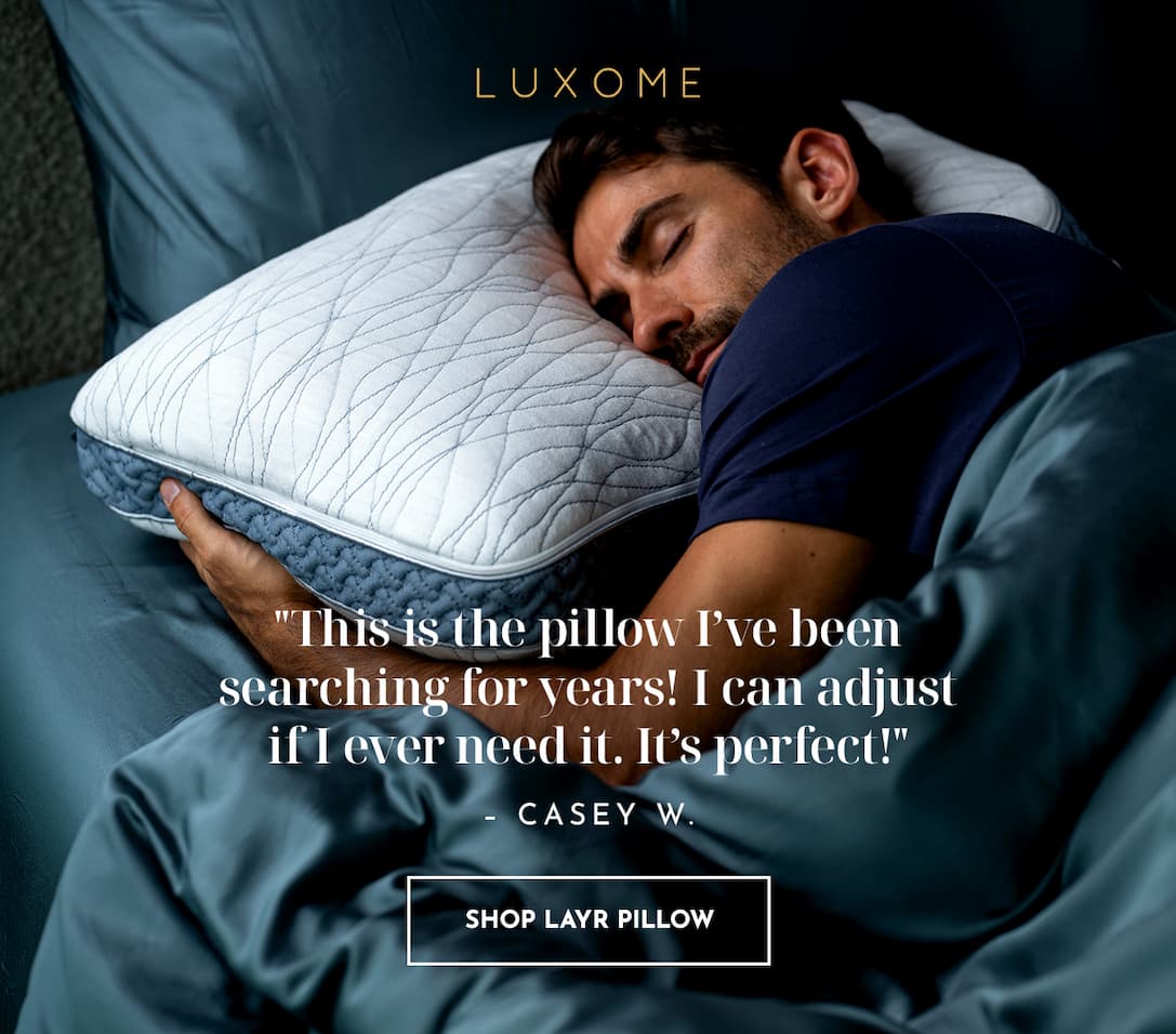 "It's perfect" | SHOP LAYR PILLOW