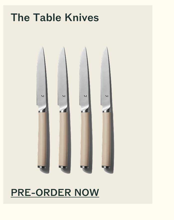 The Table Knives PRE-ORDER NOW
