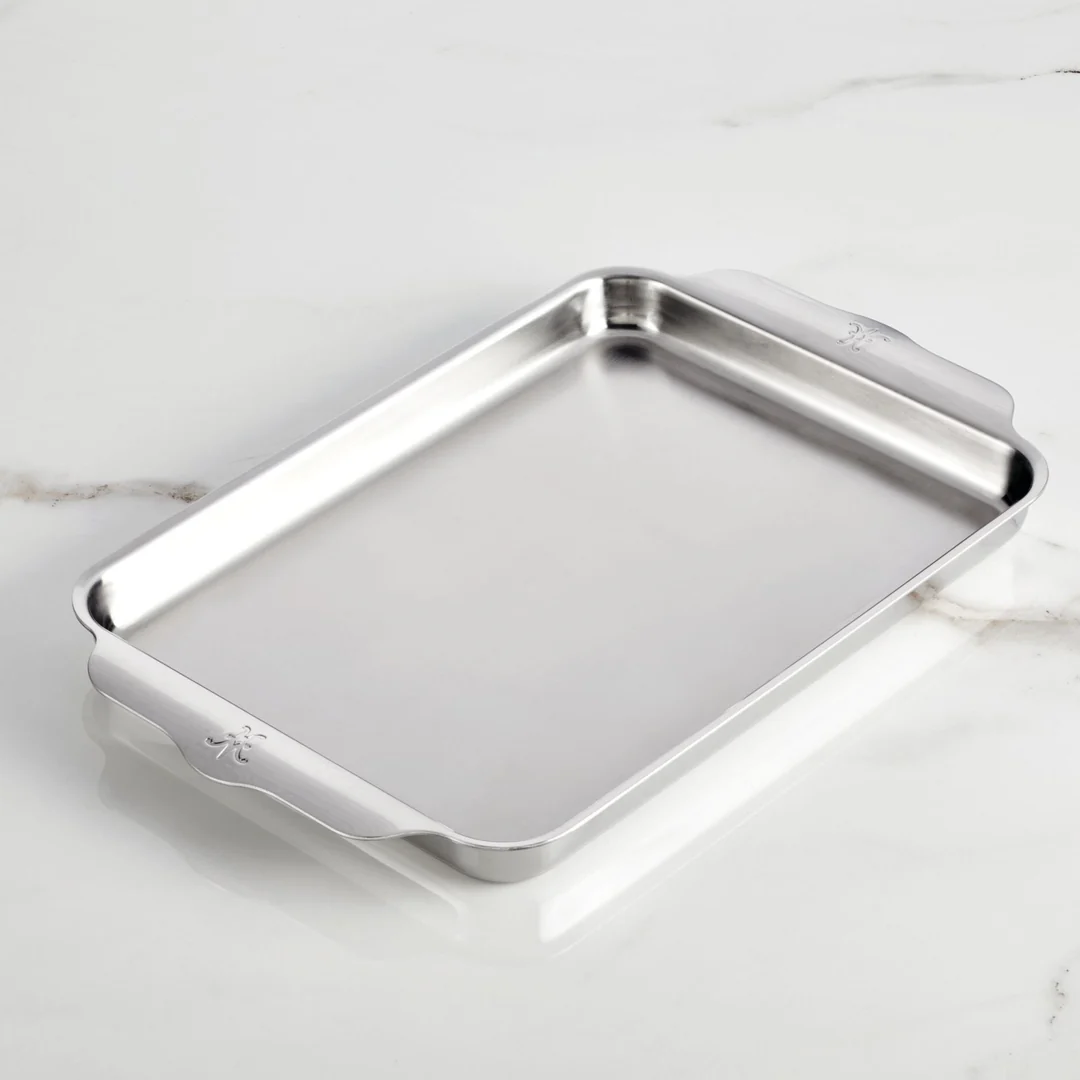 IMG: OvenBond Tri-ply Quarter Sheet Pan on marble countertop