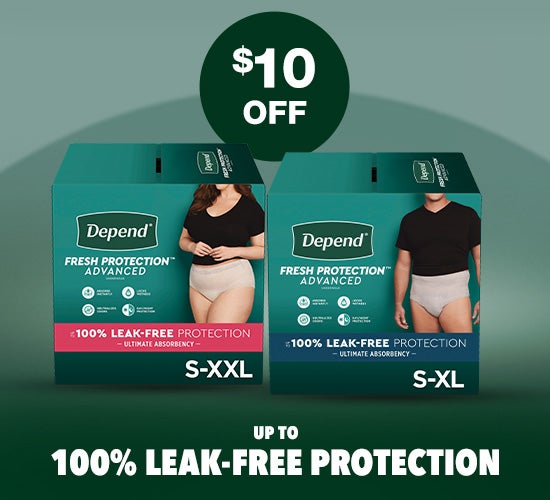 Depends Fresh Protection for Men and Women