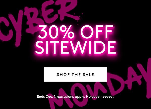 30% OFF SITEWIDE 