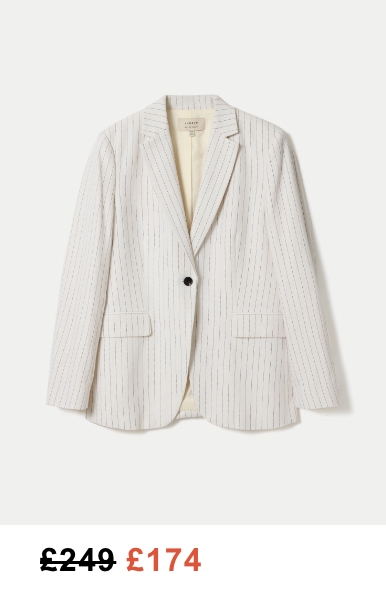 Duke Linen Cotton Stripe Blazer