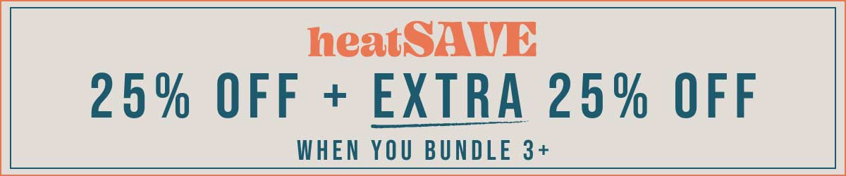25% off plus extra 25% off when you bundle 3+