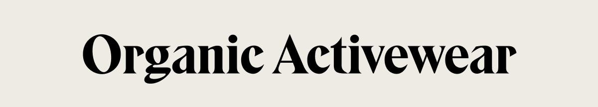 Organic Activewear