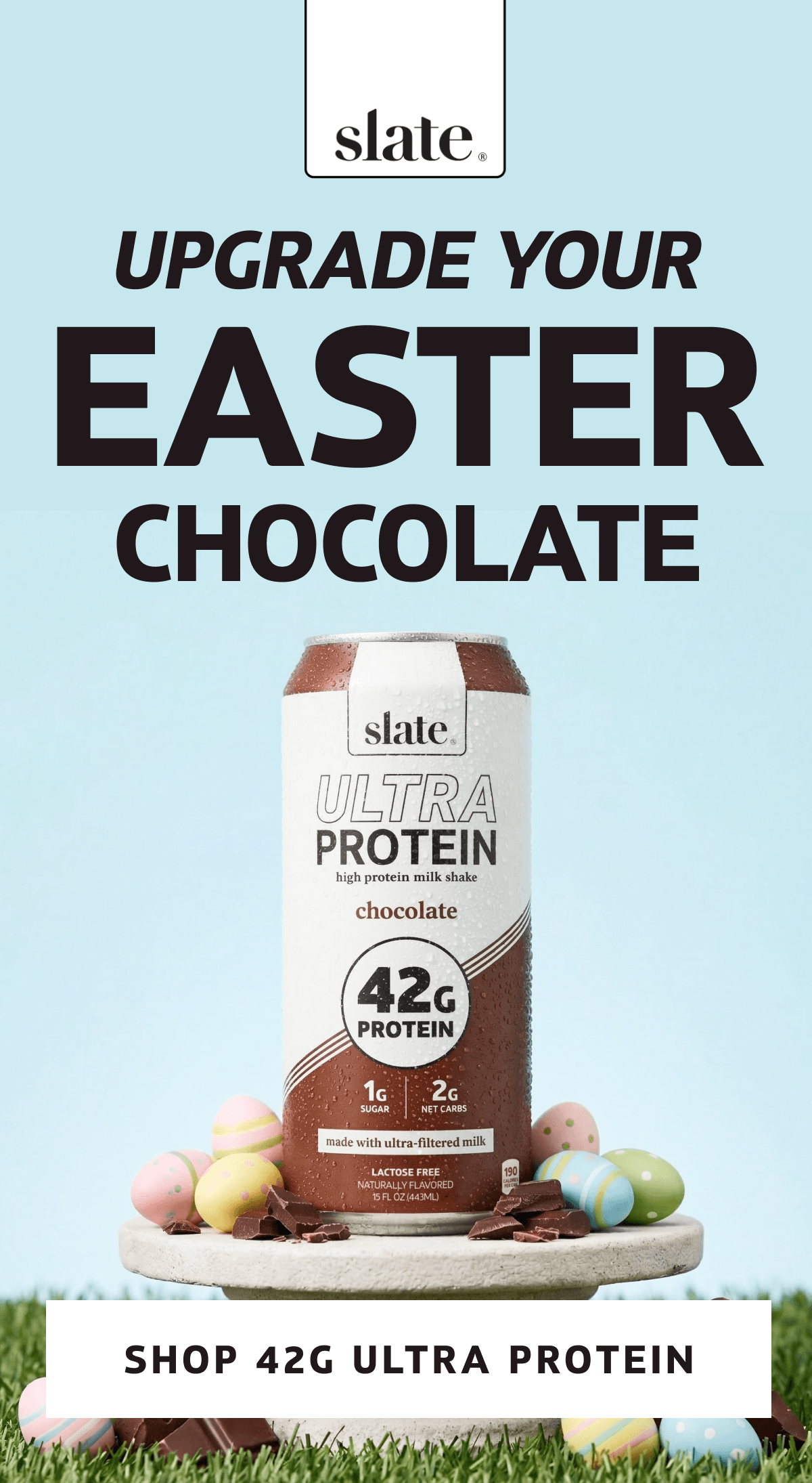 Upgrade your easter chocolate | SHOP 42G ULTRA PROTEIN