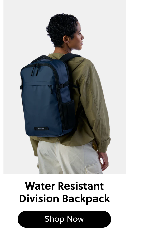 Water Resistant Division Backpack