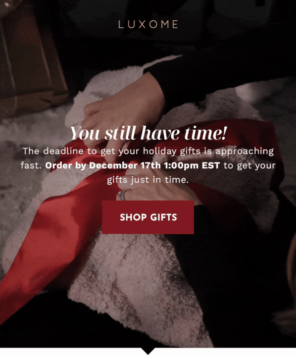 You still have time to get free shipping | SHOP GIFTS