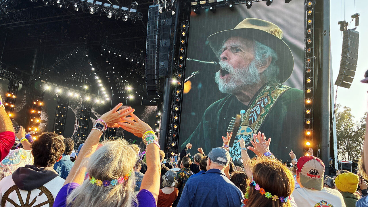 Bob Weir sings as Dead & Company performs at Golden Gate Park in San Francisco.