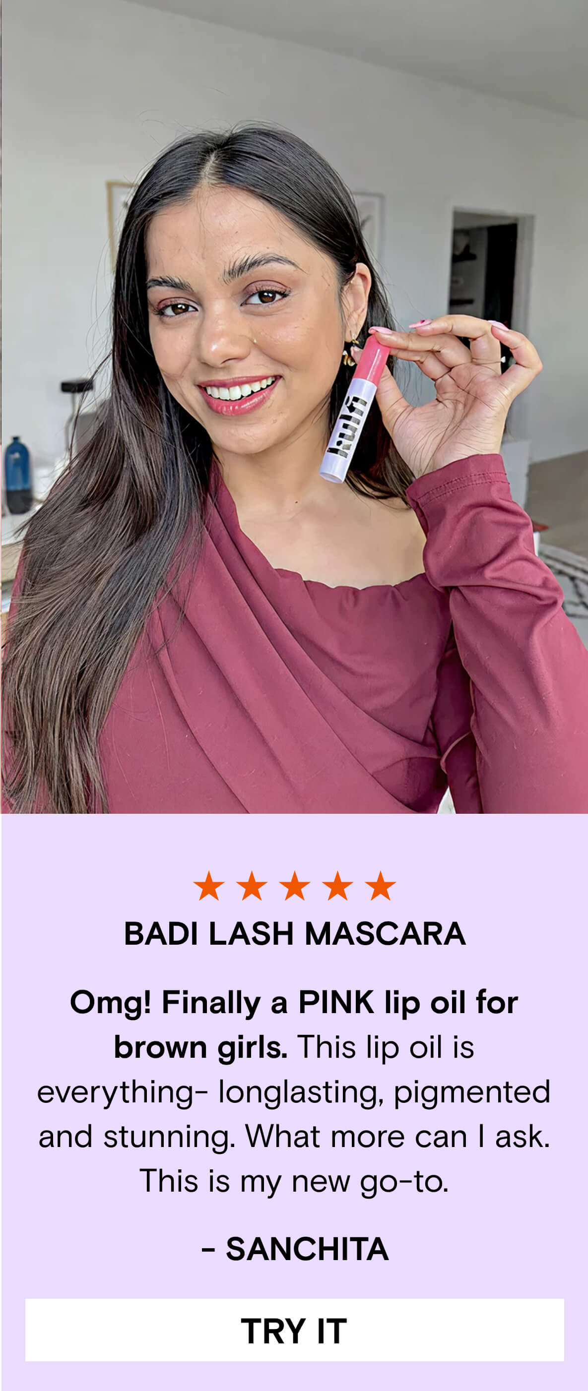 Staining Lip Oil