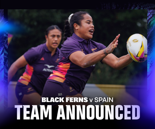 Black Ferns players sitting in chair in UK