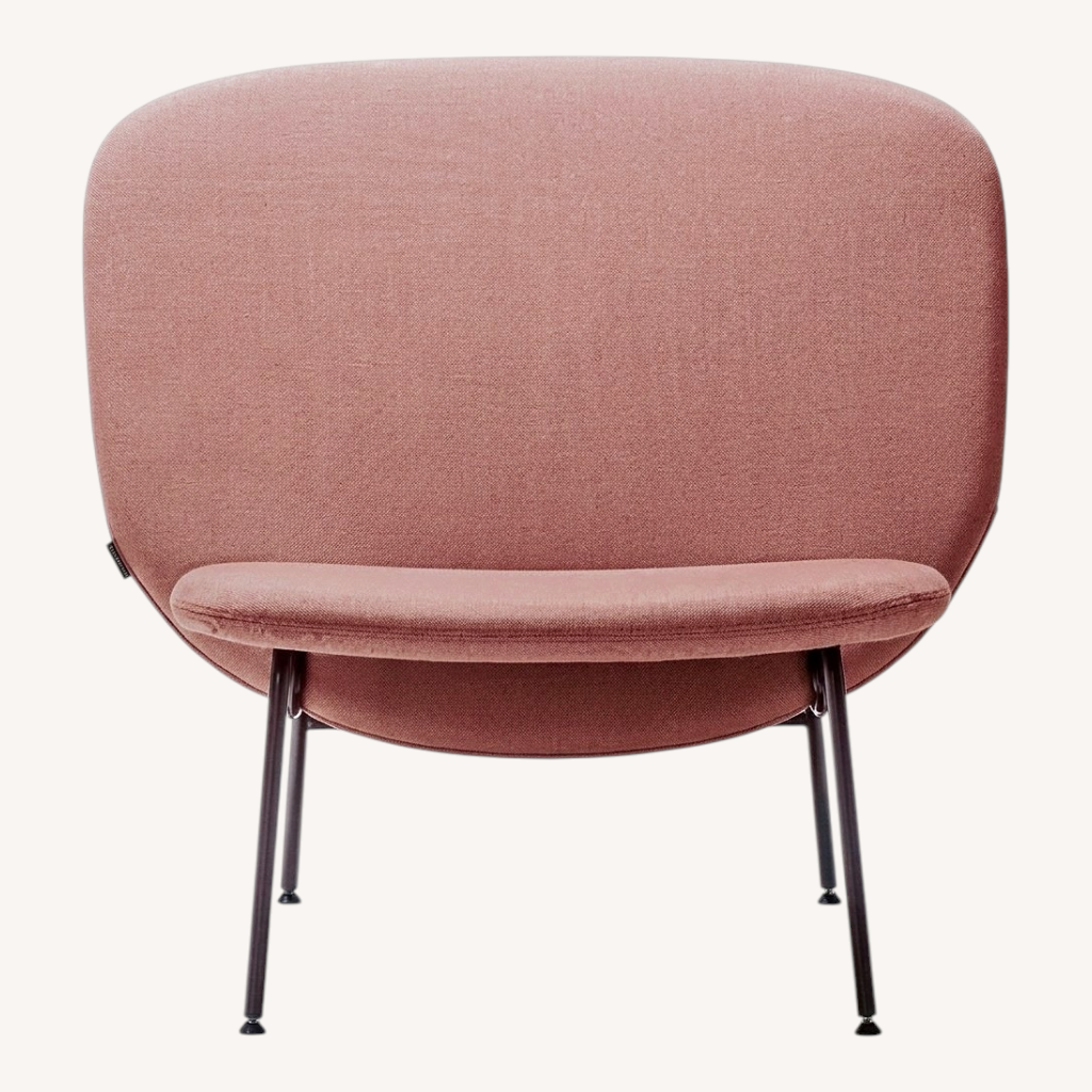 Image of Ala Pink Fabric Armchair