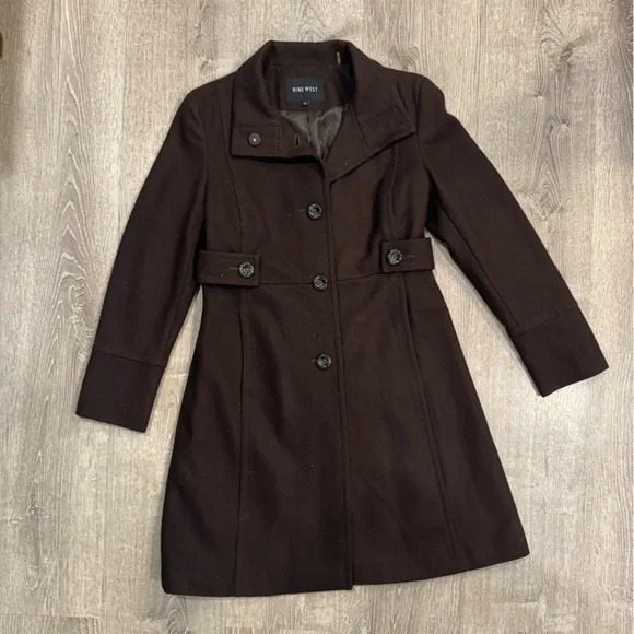 Chocolate Brown Pea Coats