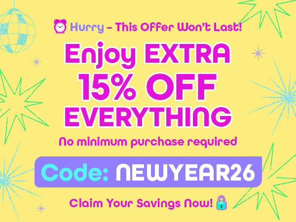 Celebrate the New Year with Exclusive Savings! 🎉