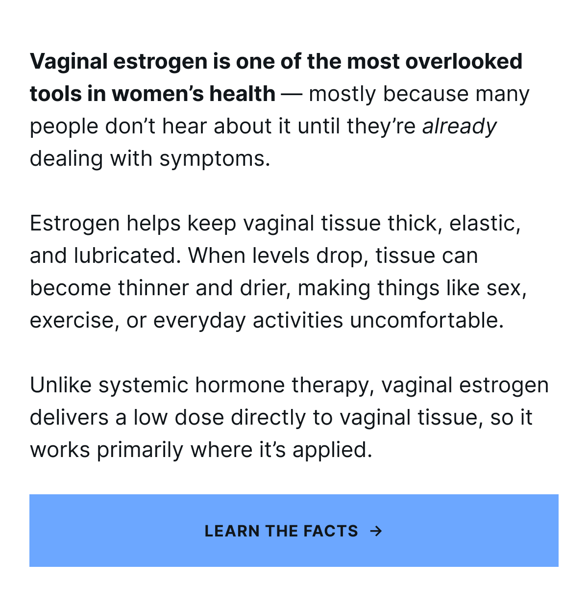 Vaginal Estrogren
