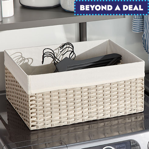 Montauk Woven Rectangular Storage Bins
