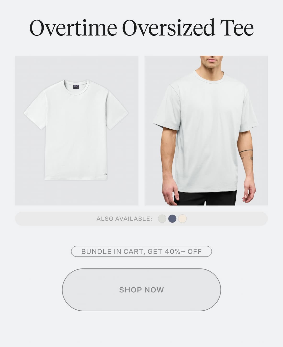 Overtime Oversized Tee