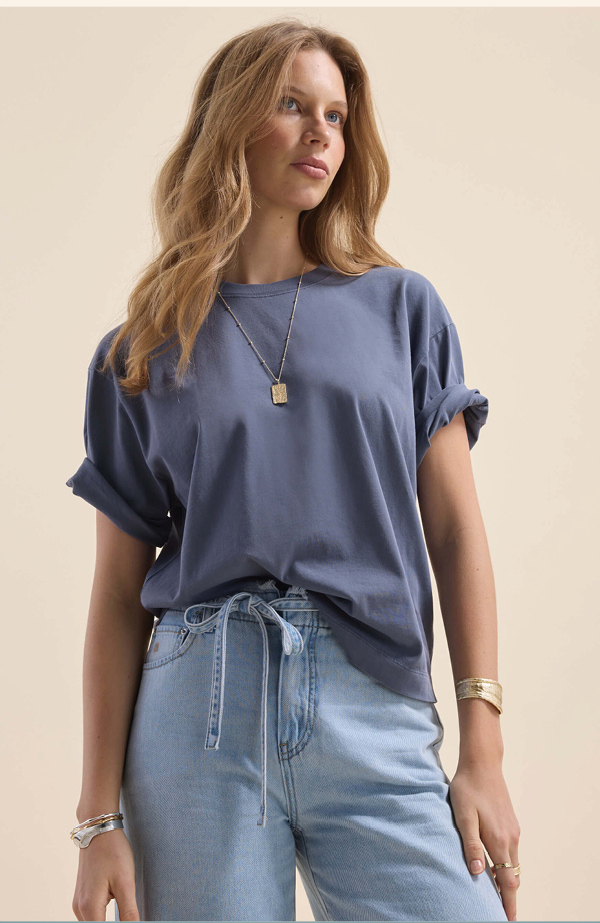 Olive Boxy Tee