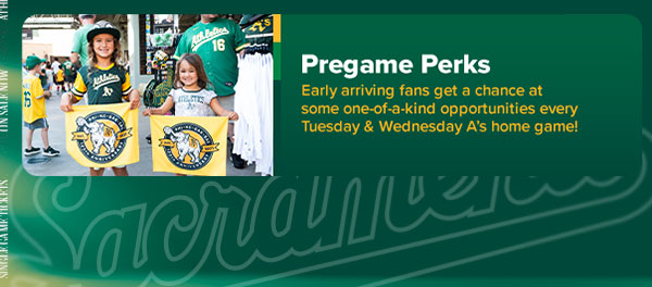 Pregame Perks=Surprises and More!