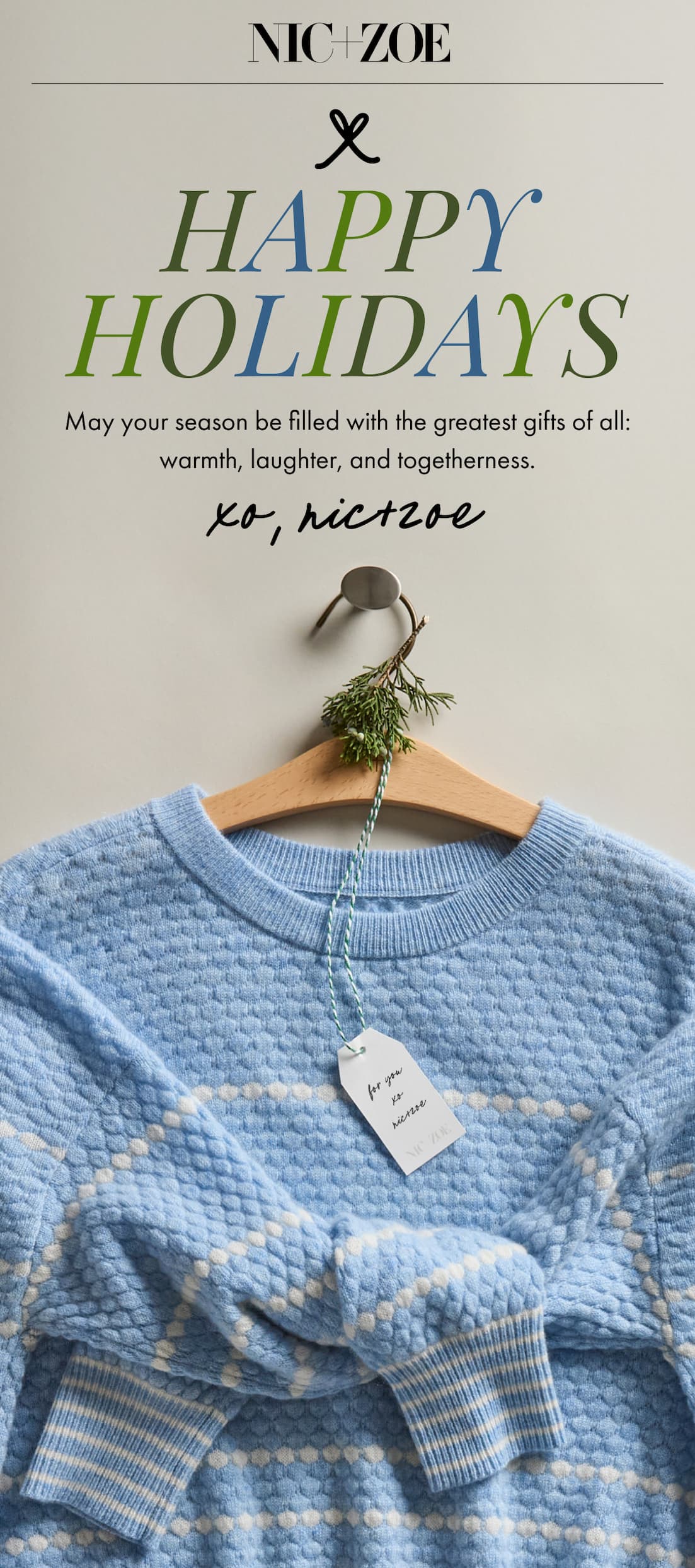 Happy Holidays from NIC+ZOE
