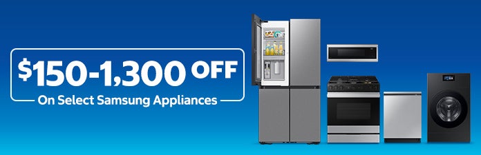 Samsung 4-Piece GAS Kitchen Package with French Door Refrigerator