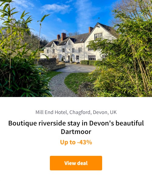 Boutique riverside stay in Devon's beautiful Dartmoor